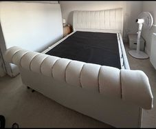 King size (5ft) EZ Living Thiago Ottoman Storage bed