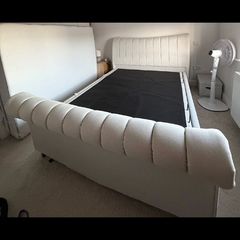 King size (5ft) EZ Living Thiago Ottoman Storage bed
