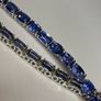 Natural Kashmir Kyanite Tennis Line Bracelet Image 5