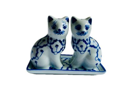 Ceramic Cat Salt/Pepper Shakers