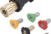 Pressure Washer Adapter 1/4'' Quick Connect Female Fitting Fit for Karcher K2 K3 K4 K5 K6 K7 with 5 Power Nozzle Tips Multiple Degree