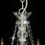 Chandelier with Beads White 8 x E14 Bulbs Image 8