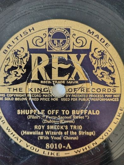 6 Gramophone Records.  Various labels.
