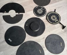 Acoustic drum silencing pad kit