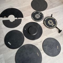 Acoustic drum silencing pad kit