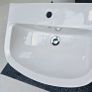 Grohe Bau Gloss white sink and pedestal Image 2