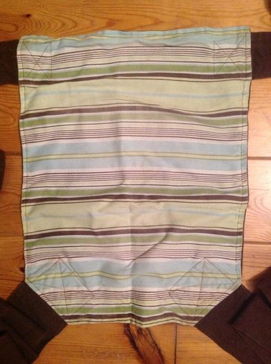 Green & Chocolate Brown Baby Carrier