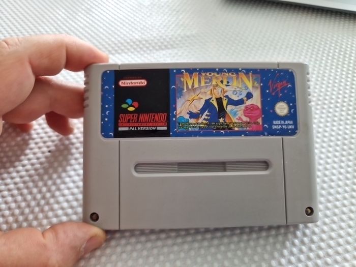 Young Merlin Snes Super Nintendo Arcade Retro Games Original