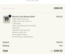 Bloc Out blackout blind never used