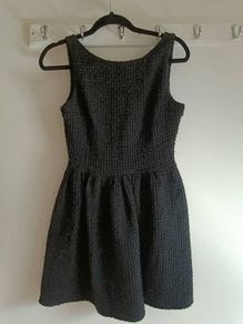 Therapy Black Textured Sparkle Dress