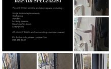 Window and door repairs Dublin and surrounding areas