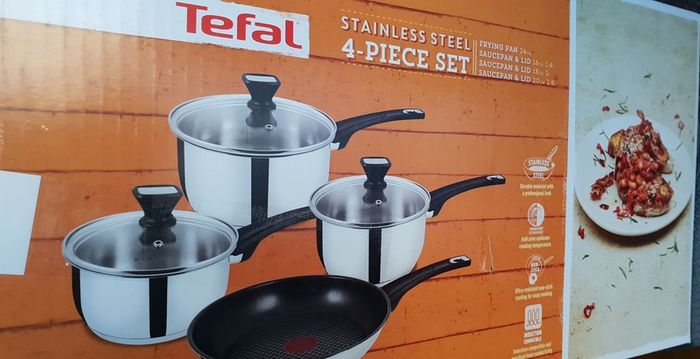 New Jamie Oliver Tefal Pots Pan Set