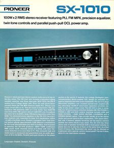 Hifi Royalty Mega Rare Pioneer SX-1010 Regarded As the very first Monster and legendary holy grail Receivers ever Made And pioneer's all time greats absolute Beast 22kg fully professionally serviced and cleaned