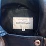ladies leatherette black jacket. Size 12. River Island Image 4