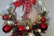 Christmas door wreath