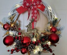 Christmas door wreath