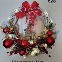 Christmas door wreath