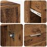 Corner Desk with Door Old wood Image 7