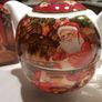 Christmas Theme -Pattern Summer River Tea for 1 Set - Teapot and matching cup.- Brand New -Boxed Image 2