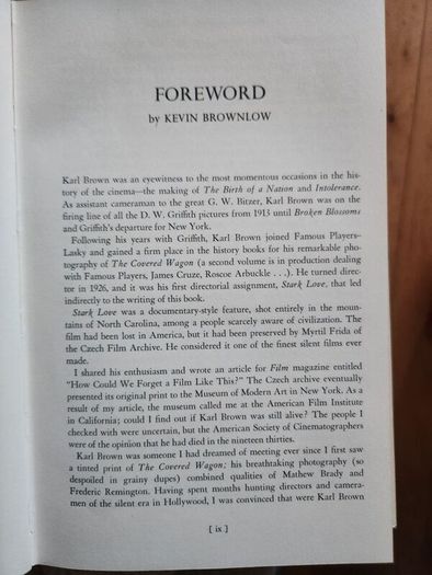 Adventures With D. W.griffith. By Karl Brown. Edited And With An Introduction By Kevin Brownlow. First Edition Hardback With Dustjacket In Good Condition.