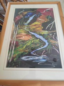 Lovely Original Art Deco Framed By K.dunne