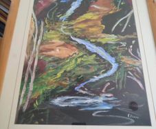 Lovely Original Art Deco Framed By K.dunne