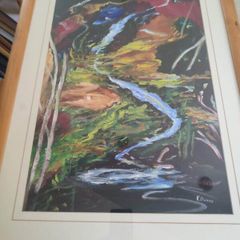Lovely Original Art Deco Framed By K.dunne