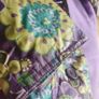Beautiful Warm M&S Girls Purple Floral Coat 2 to 3 Yrs Image 9