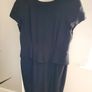 Black peplum dress size 14 Image 2