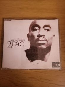 2Pac Ghetto Gospel Promo CD Single