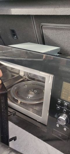 belling build in microwave like new