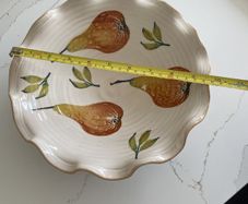 Eden pottery handmade serving dish bowl