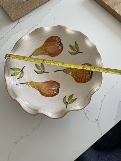 Eden pottery handmade serving dish bowl