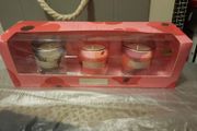 set of 3 soy wax scented candles