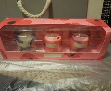 set of 3 soy wax scented candles