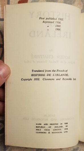 History Of Ireland by Roger Chauvire