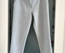 H&M Grey Cigarette Pants (Size 8)