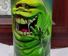 Fancy Green Ghost Drinks Flask (brand New).