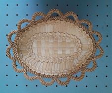 Hand Woven - Rye Straw Basket