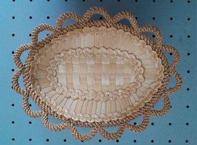 Hand Woven - Rye Straw Basket