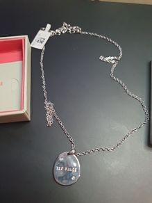 NEW Ted Baker silver color Necklace with small sparkling stones
