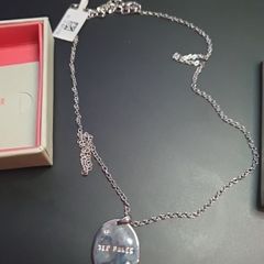 NEW Ted Baker silver color Necklace with small sparkling stones