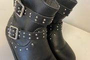 Next black biker style boots girl