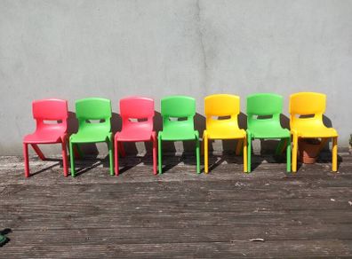 Stackable school chairs