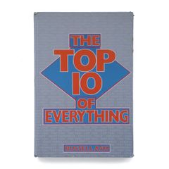 The Top Ten of Everything 1989 First Edition - Russell Ash - Hardback