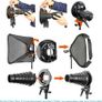 2 Piece Neewer S Type Bracket Holder with Bowens Mount Image 6