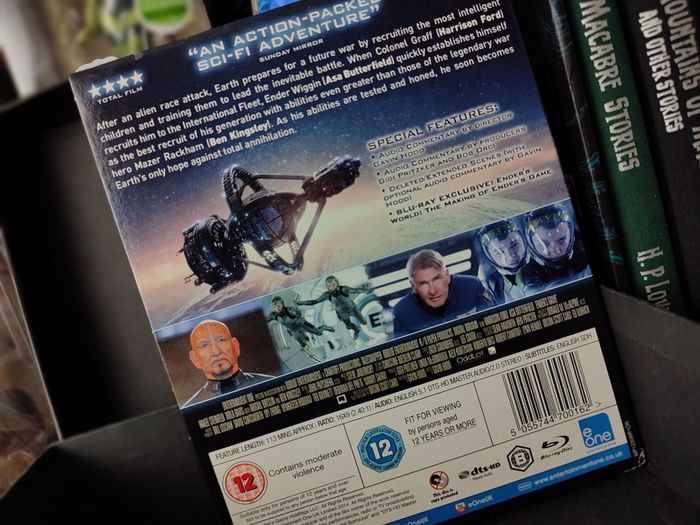 Ender's Game ! Blu-ray ! Lenticualr Sleeve ! 2014 ! Sci-Fi Movie !