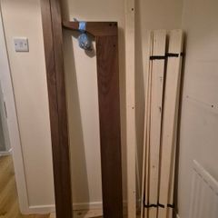 Walnut Effect Double bed frame