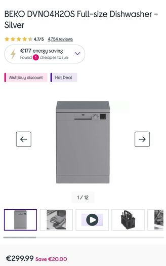 beko dishwasher