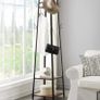 BRAND NEW Coat Stand with 3 Shelves Hall Trees Free Standing with Hooks for Scarves, Bags and Umbrellas Image 5